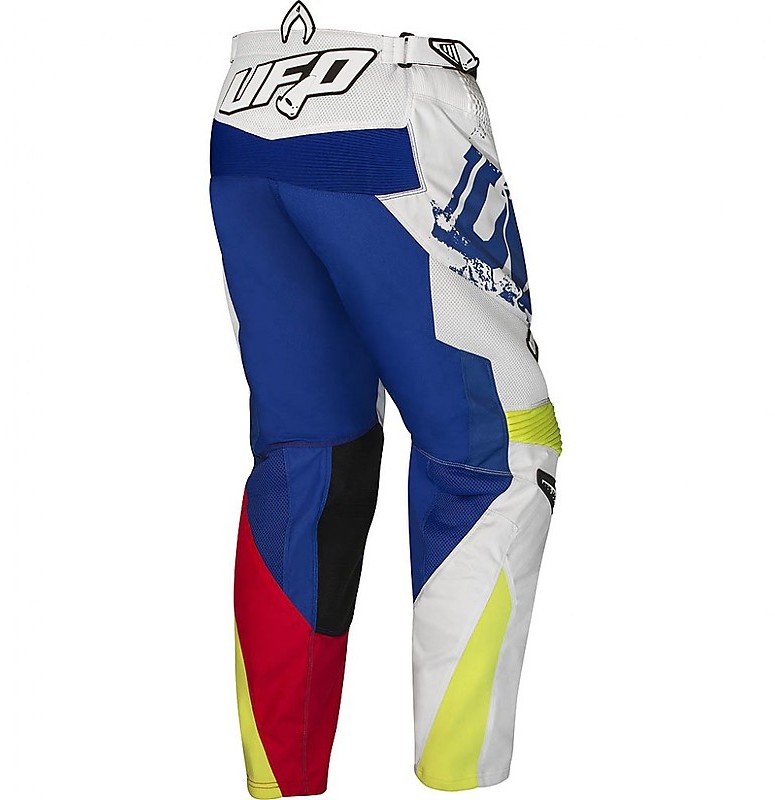 Combinaison Motocross UFO Tainite - Maillot M, Pantalon 32, Gants L - Noir/Blanc/Gris - Occasion