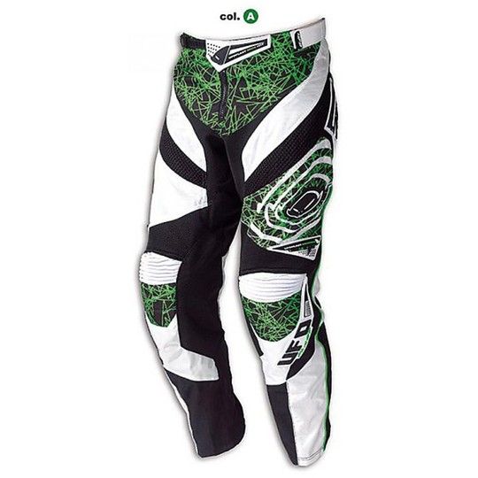 Pantalon de moto UFO Cross Enduro modèle MX22 couleur vert Kavasaki