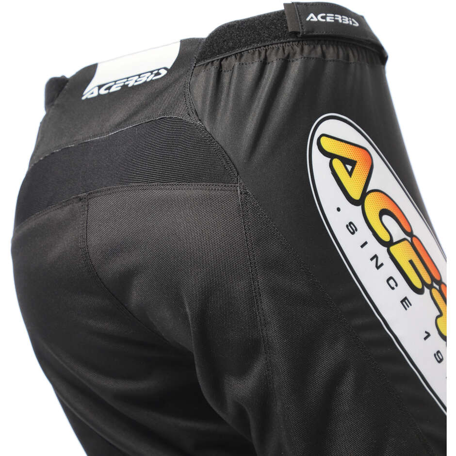 Pantalon de motocross enduro Acerbis MX TRACK INC. Black 2