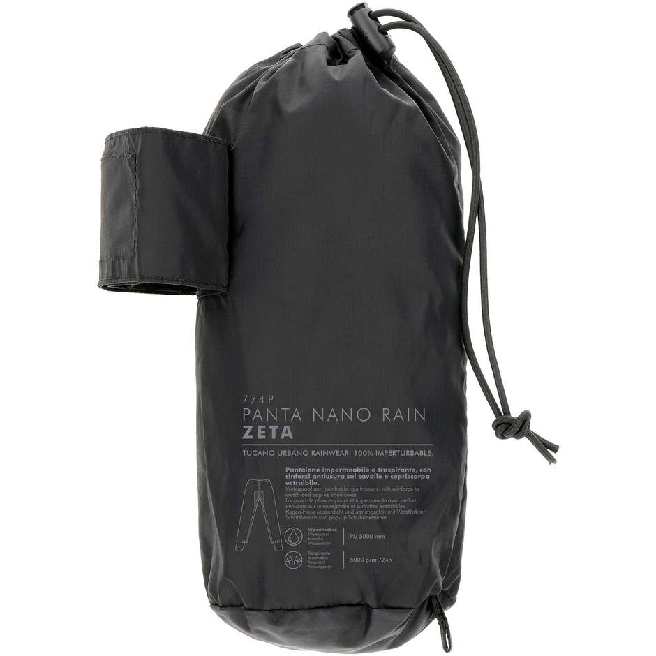 Pantalon de pluie moto Tucano Urbano PANTA NANO RAIN ZETA Noir