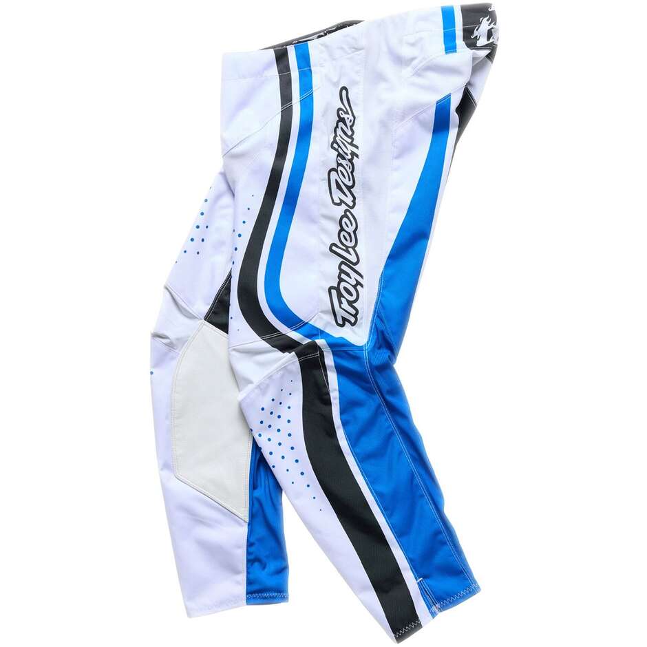 Pantalon de roller Troy Lee Designs GP Pro blanc/bleu