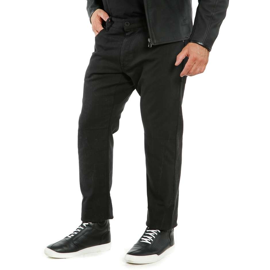 Pantalon en jean moto Dainese CASUAL REGULAR noir