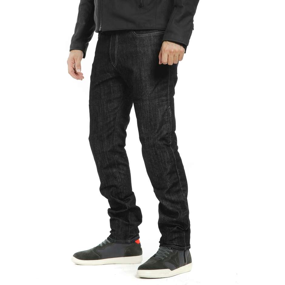 Pantalon en jean moto Dainese DENIM REGULAR noir