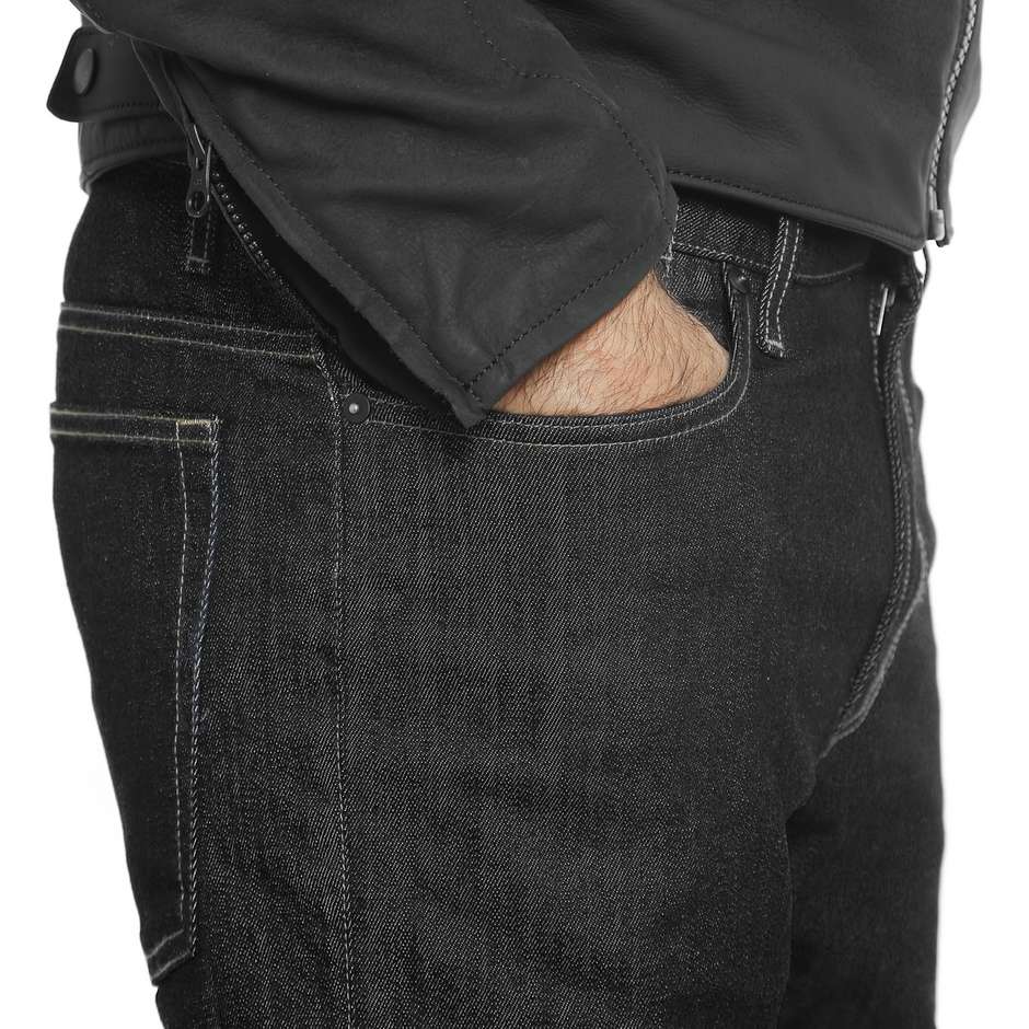 Pantalon en jean moto Dainese DENIM REGULAR noir