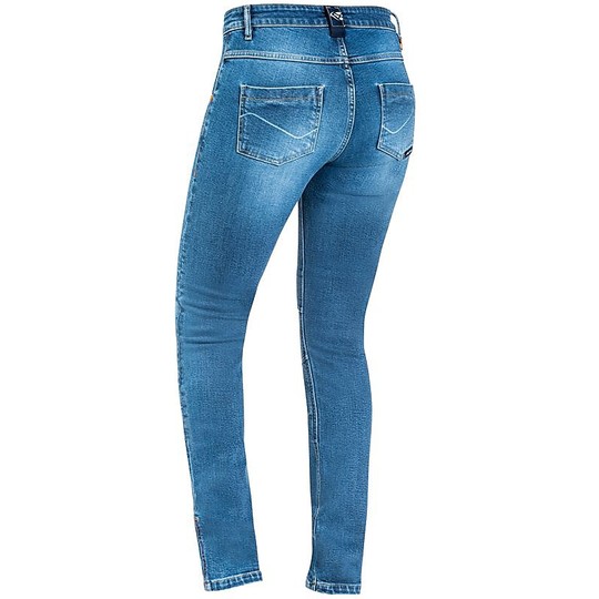 Pantalon Femme Jeans Moto Ixon Certified MIKKI Stonewash
