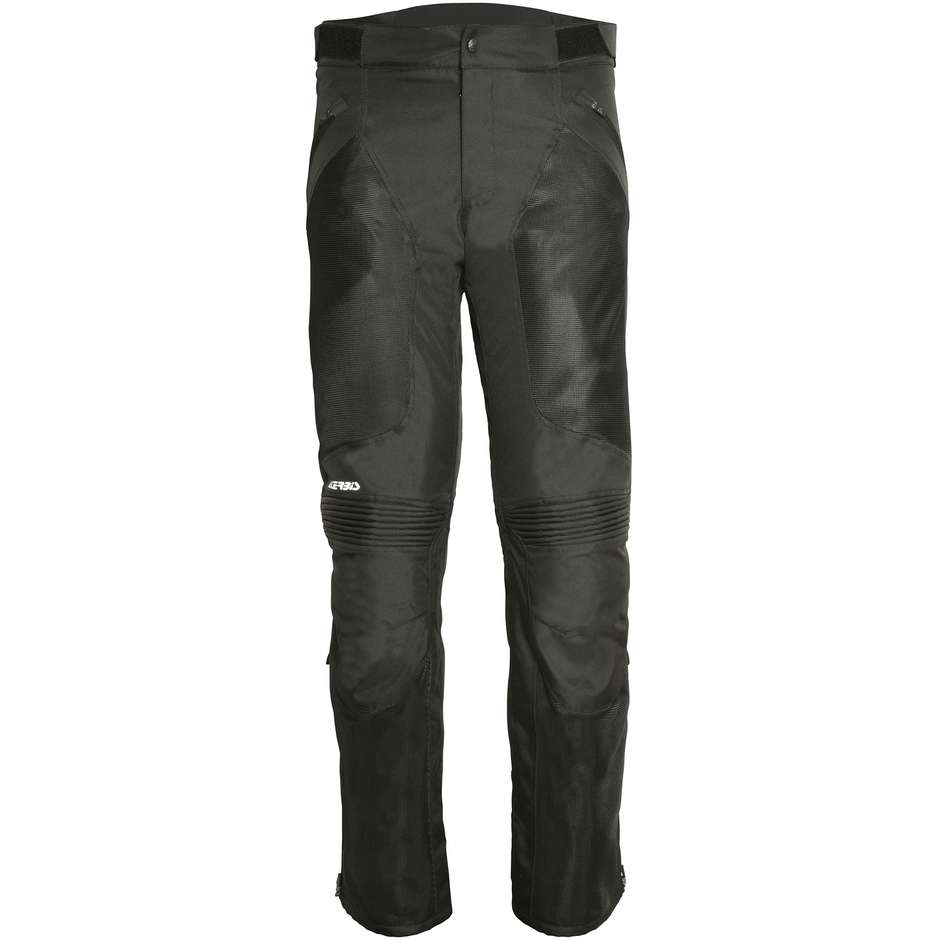 Pantalon moto Acerbis CE RAMSEY VENTED en tissu perforé noir
