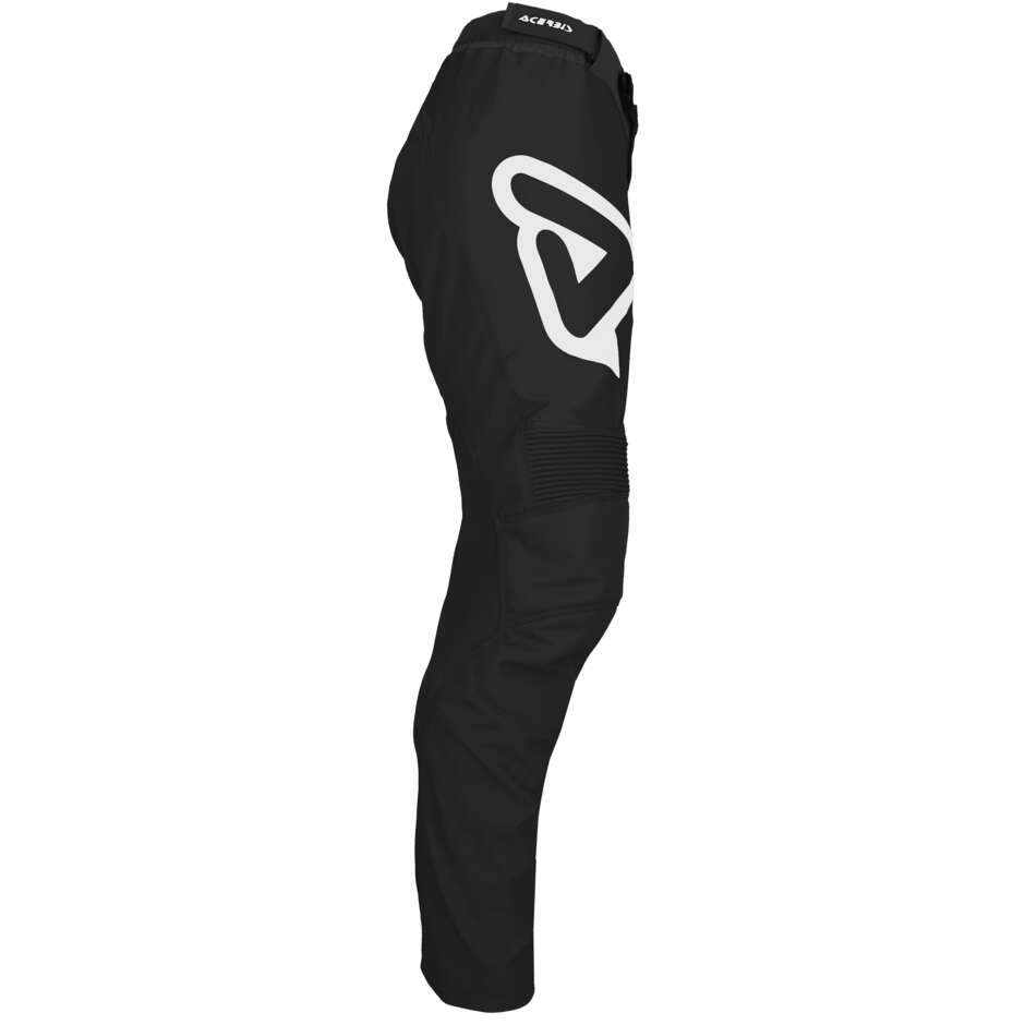 Pantalon moto Acerbis MX TRACK INC. Cross Enduro Noir Blanc
