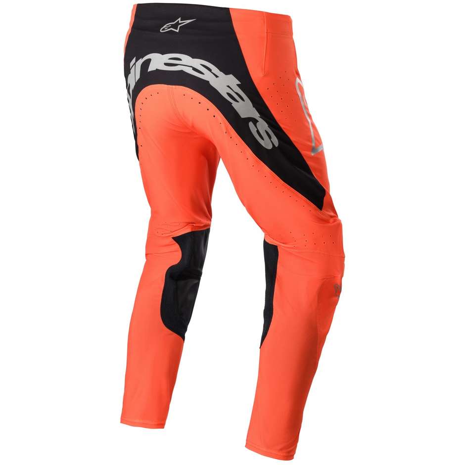 Pantalon Moto Alpinestars SUPERTECH RISEN Cross Enduro Noir Orange