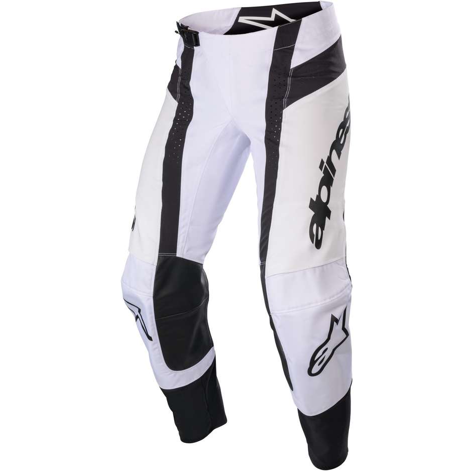 Pantalon Moto Alpinestars TECHSTAR ARCH Cross Enduro Blanc Noir