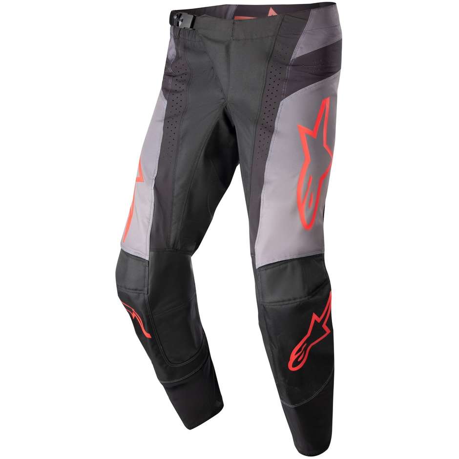 Pantalon Moto Alpinestars TECHSTAR SEIN Cross Enduro Rouge Noir