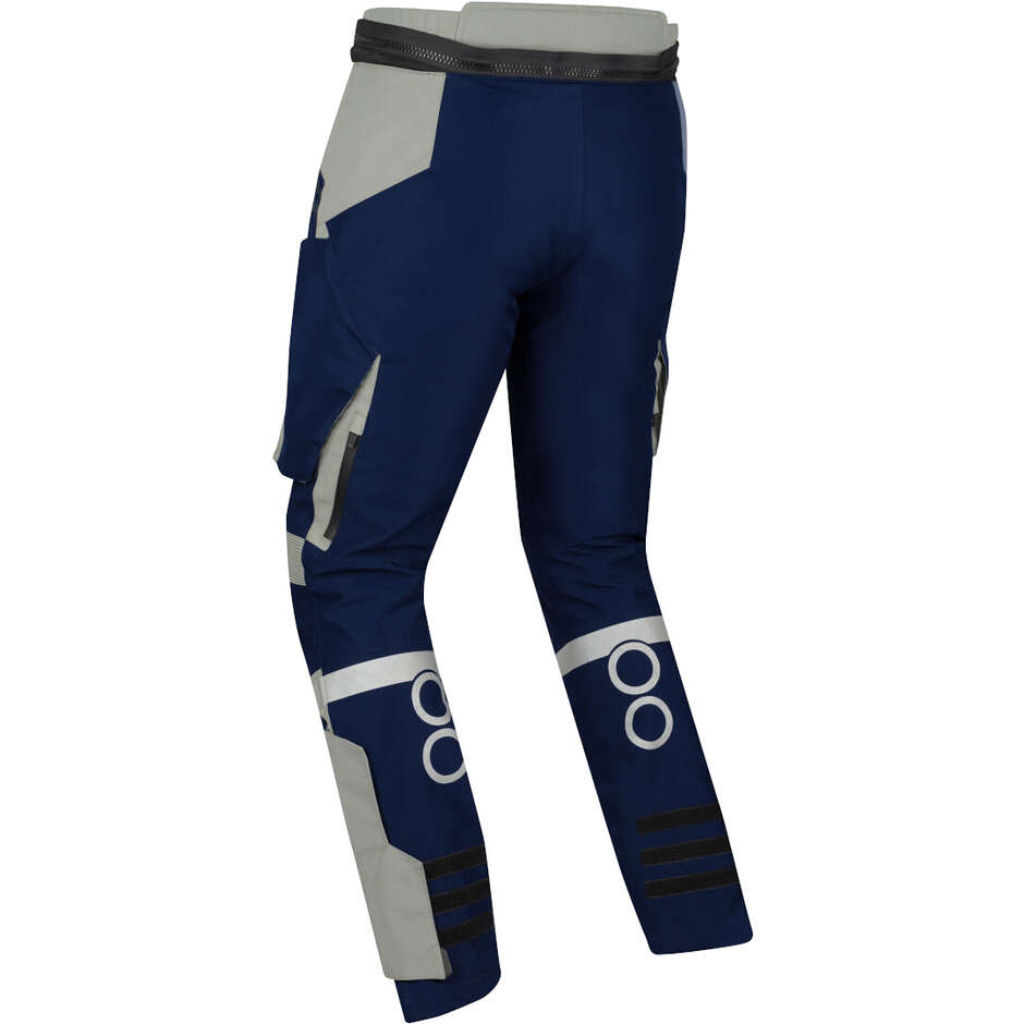 Pantalon moto Bering AUSTRAL GTX bleu marine gris rouge