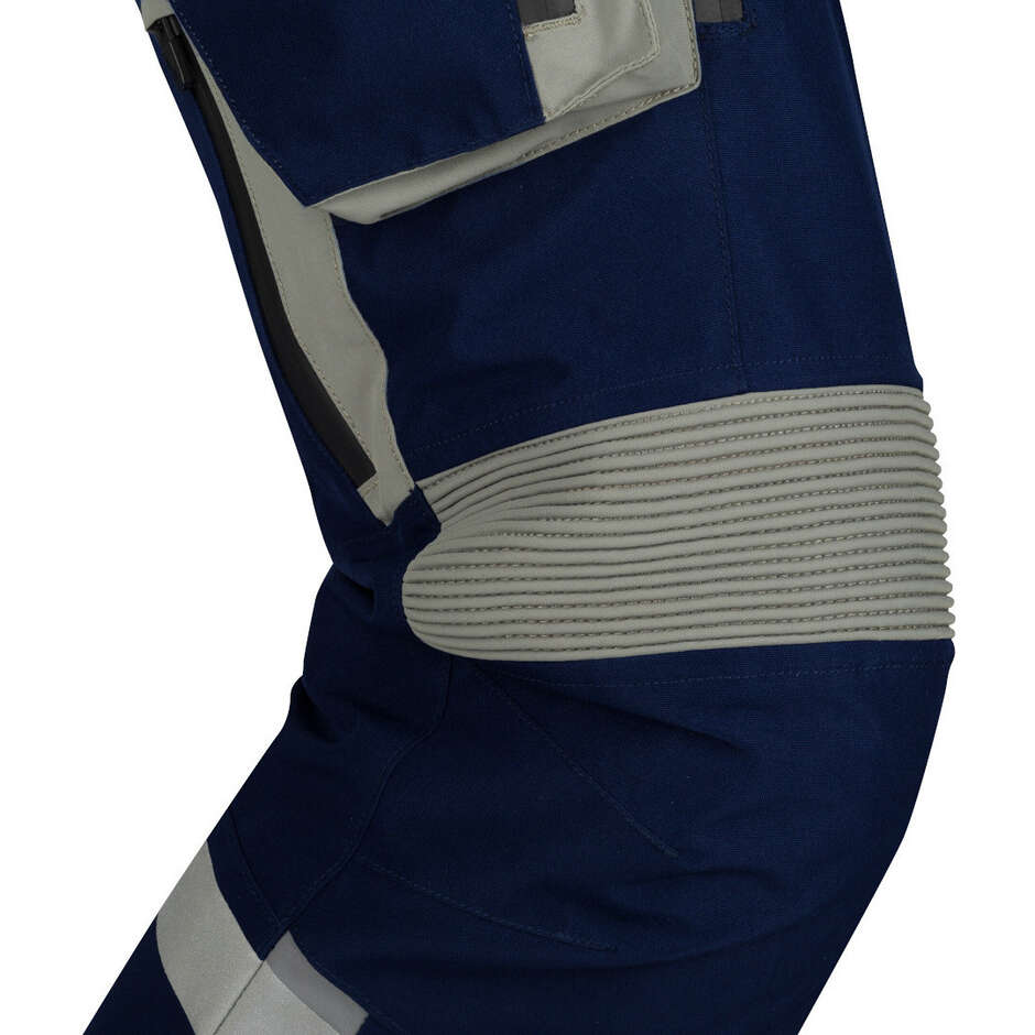 Pantalon moto Bering AUSTRAL GTX bleu marine gris rouge