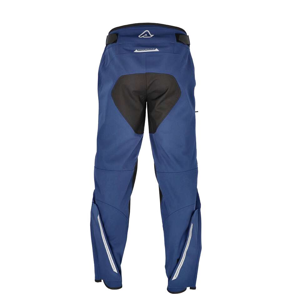 Pantalon Moto Cross Enduro Acerbis X-DURO W-PROOF BAGGY Bleu Orange