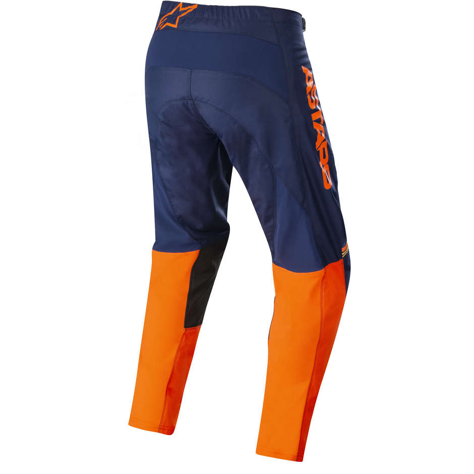 Pantalon Moto Cross Enduro Alpinestars FLUID SPEED Bleu Orange
