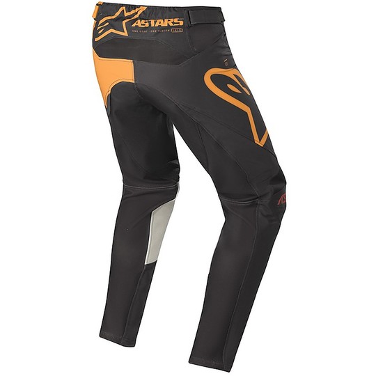 Pantalon Moto Cross Enduro Alpinestars MX20 Racer Tech Compass Noir Orange