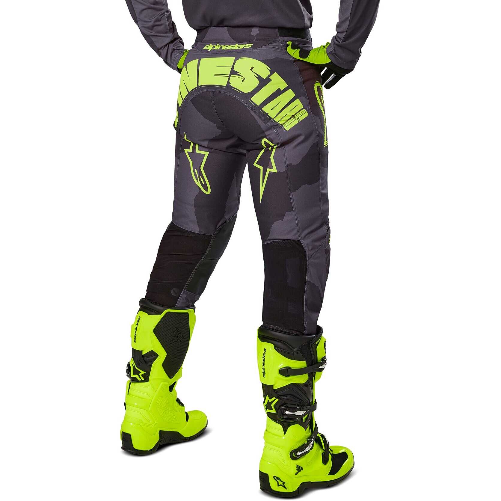 Pantalon Racer Veil Pour Enfants 2025 - Pantalons MOTOCROSS GRIS