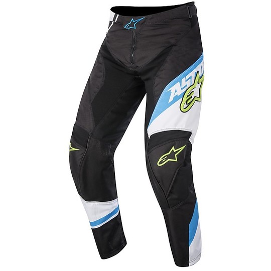 Pantalon Moto Cross Enduro Alpinestars Racer Supermatic Pants 2016 Noir Blanc
