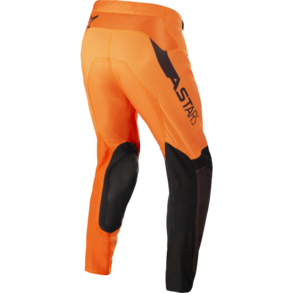 Pantalon Moto Cross Enduro Alpinestars SUPERTECH BLAZE Orange Noir Jaune