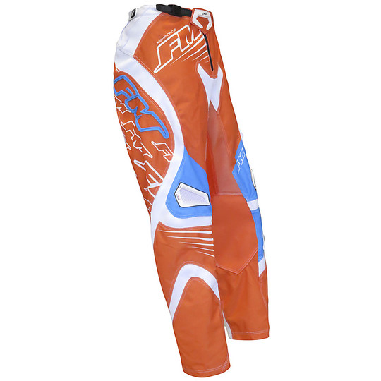Pantalon Moto Cross Enduro FM Racing FORCE X24 Orange Bleu