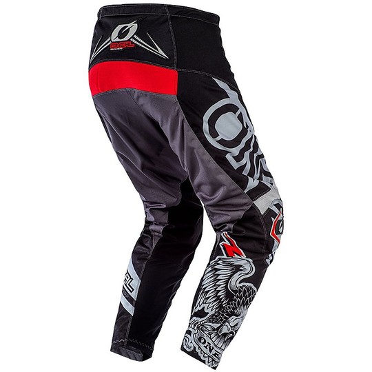 Pantalon Moto Cross Enduro O'neal Element Pant WARHAWK Noir gris