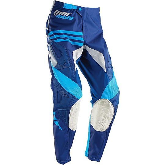 Pantalon Moto Cross Enduro Thor Phase 2016 Strands Bleu Marine Gris