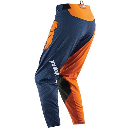 Pantalon Moto Cross Enduro Thor Prime Splash 2015 Bleu Marine Orange