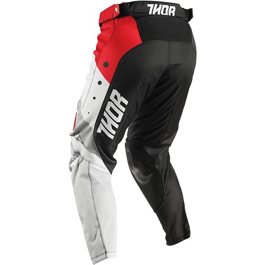 Pantalon Moto Cross Enduro Thor Pulse Aktiv Rouge Noir