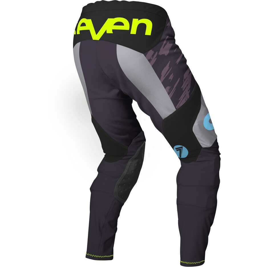 Pantalon moto cross SEVEN MX RIVAL 25.1 CLASH GRIS B-BERRY