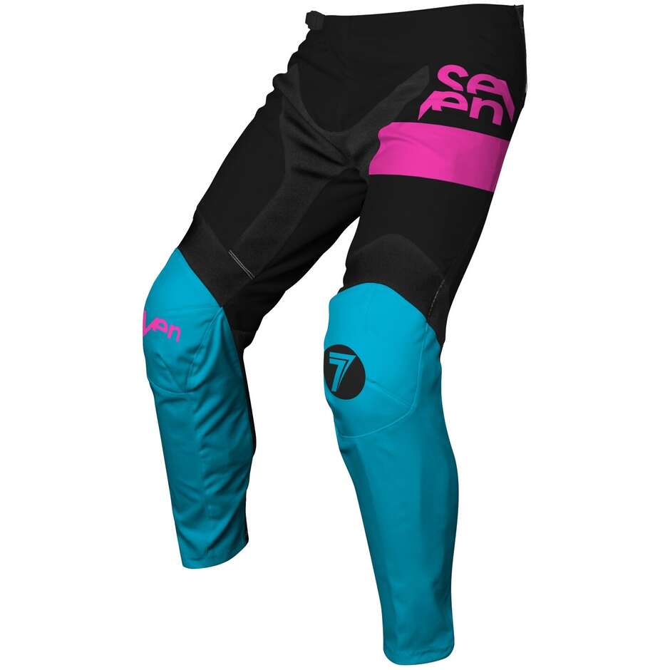 Pantalon Moto Cross SEVEN MX VOX 25.1 FRACTURE VICE Noir