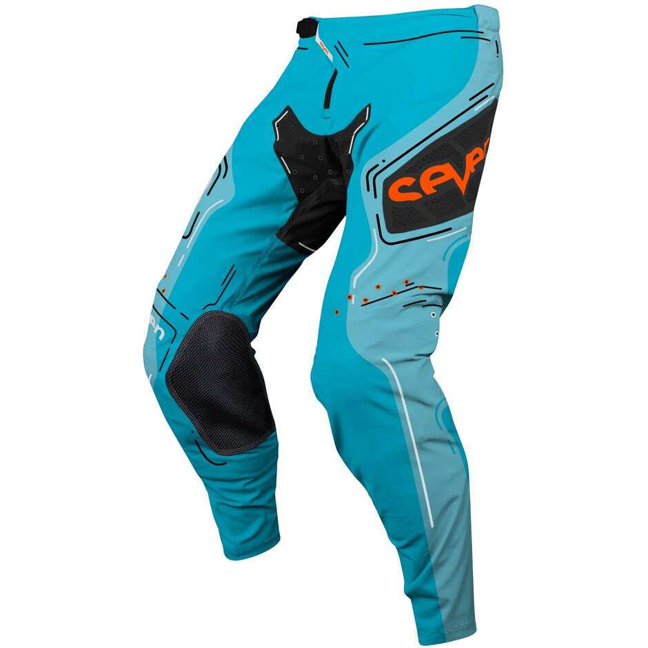 Pantalon Moto Cross SEVEN MX ZERO 25.1 HIJACK Cyan