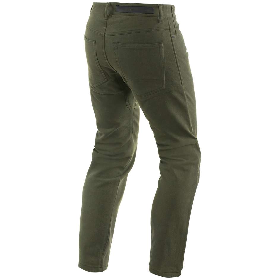 Pantalon Moto Dainese CASUAL SLIM Jeans Vert Olive