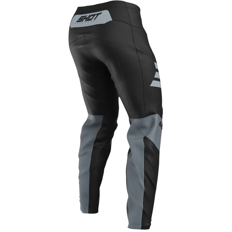 Pantalon Moto DEVO BLAST Shot Cross Enduro Noir Gris