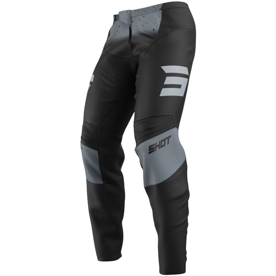 Pantalon Moto DEVO BLAST Shot Cross Enduro Noir Gris
