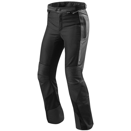 Pantalon moto en cuir Rev'it IGNITION 3 raccourci noir