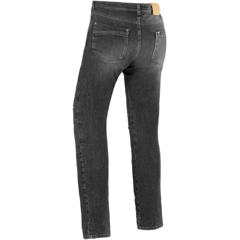 Pantalon moto en jean noir Clover SYS LIGHT