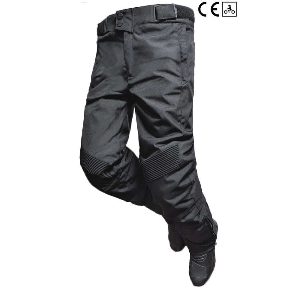 Pantalon moto en OJ Fabric Atmosphere J230 TOURERPANT Man Black