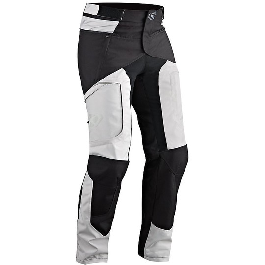Pantalon moto en tissu 2 en 1 Ixon 2017 CROSS AIR Noir Blanc