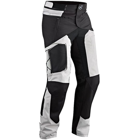 Pantalon moto en tissu 2 en 1 Ixon 2017 CROSS AIR Noir Blanc