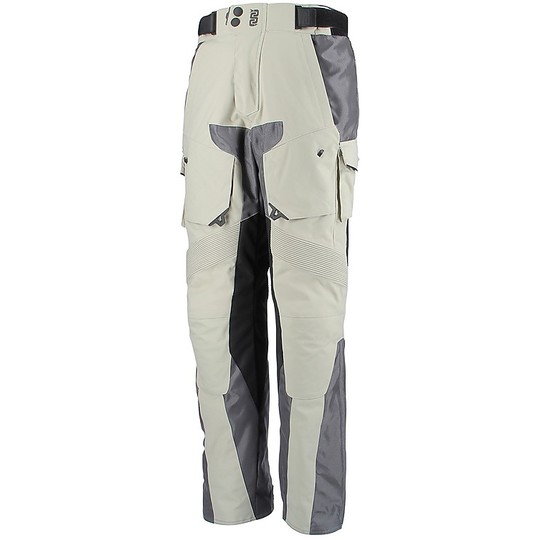 Pantalon moto en tissu 3 couches OJ DESERT EXTREME Ice Grey