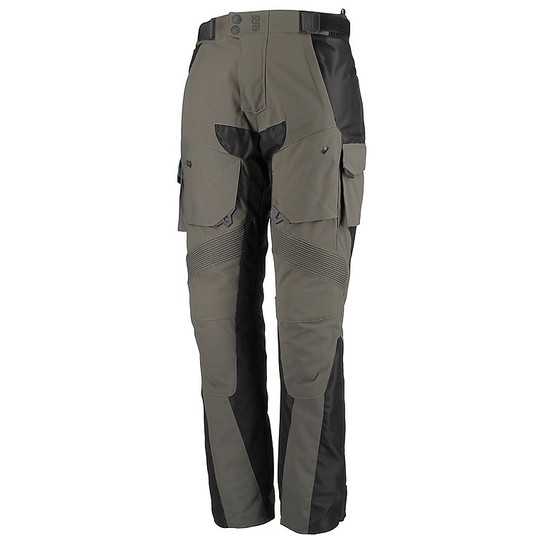 Pantalon moto en tissu 3 couches OJ DESERT EXTREME Marron Noir