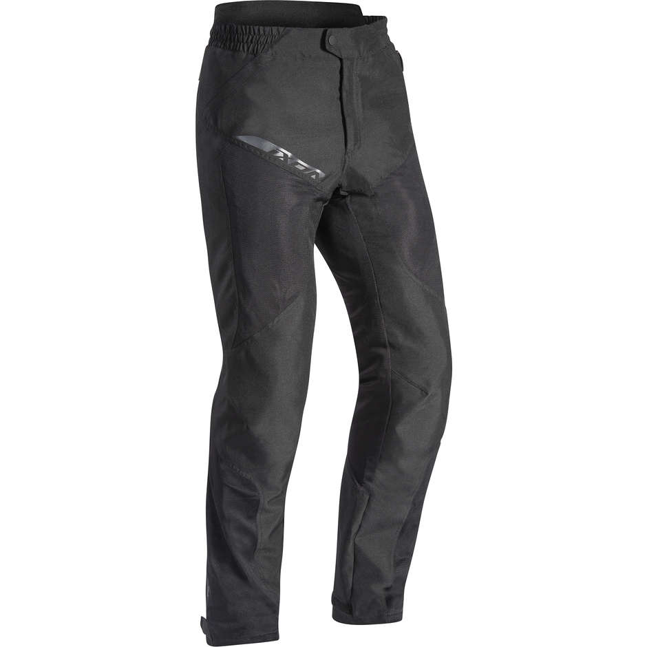 Pantalon moto en tissu d'été perforé Ixon COOL AIR PANT Noir