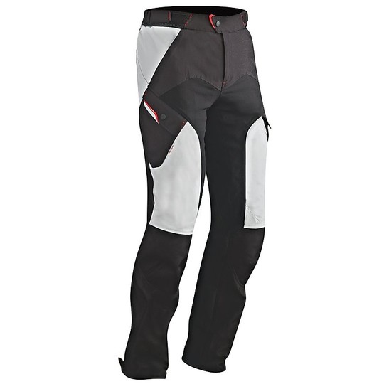 Pantalon moto en tissu Ixon 3 couches CrossTour Noir Gris