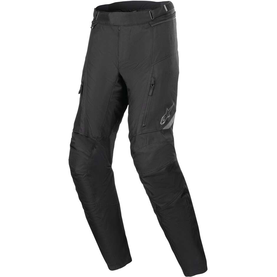 Pantalon moto en tissu noir Alpinestars ST-1 IMPERMÉABLE