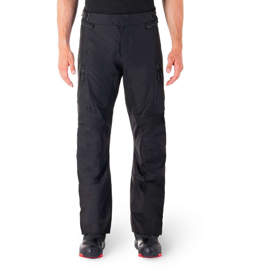 Pantalon moto en tissu noir Alpinestars ST-1 IMPERMÉABLE