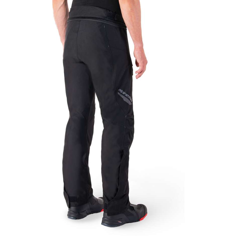 Pantalon moto en tissu noir Alpinestars ST-1 IMPERMÉABLE