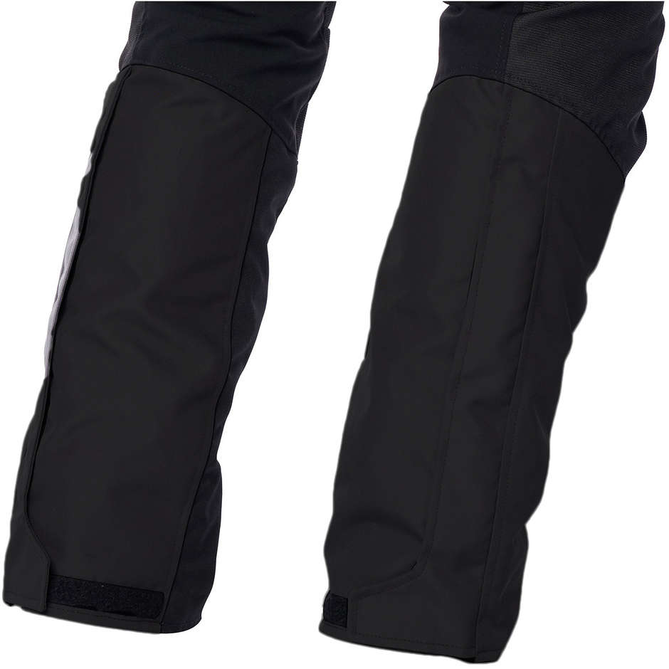 Pantalon Moto En Tissu Spyke EQUATOR Dry tecno Pants Noir Jaune Fluo