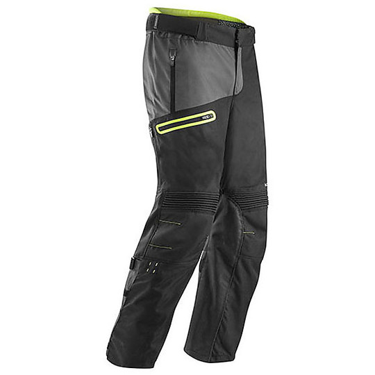 Pantalon moto Enduro en tissu Acerbis Enduro One Baggy noir / jaune fluo