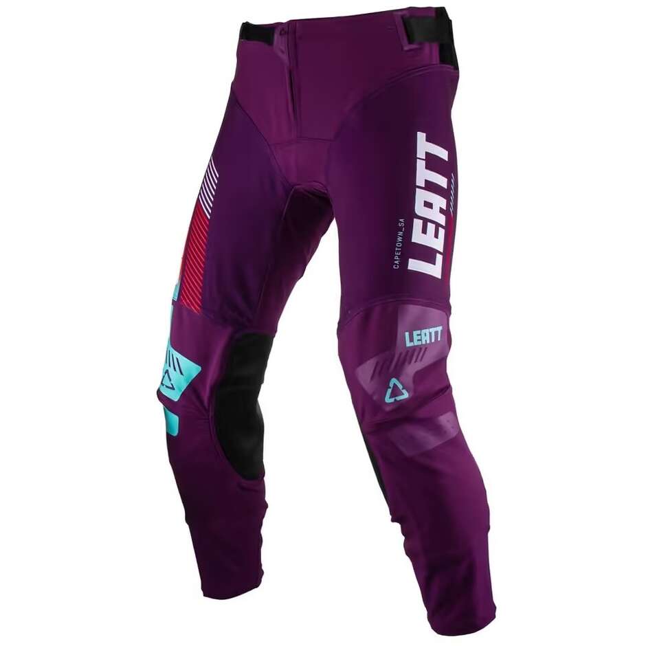 Pantalon Moto Enduro Leatt 5.5 IKS Violet Bleu Cross