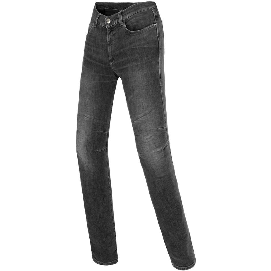 Pantalon moto femme Clover SYS LIGHT LADY, noir