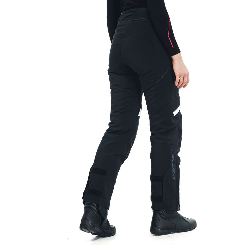 Pantalon Moto Femme Dainese CARVE MASTER 3 LADY GORE-TEX Noir Blanc
